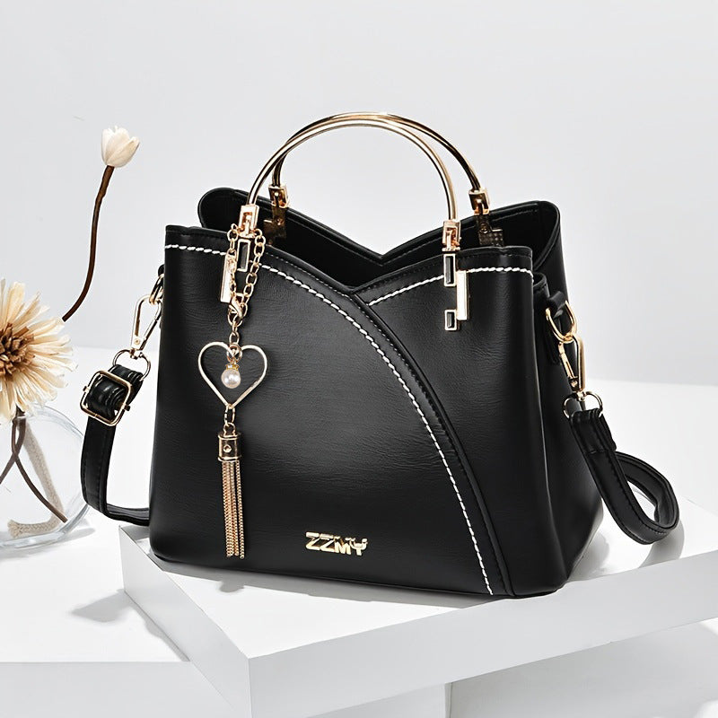 Women's Classy Patchwork Fashion Leather Shaping Handbags