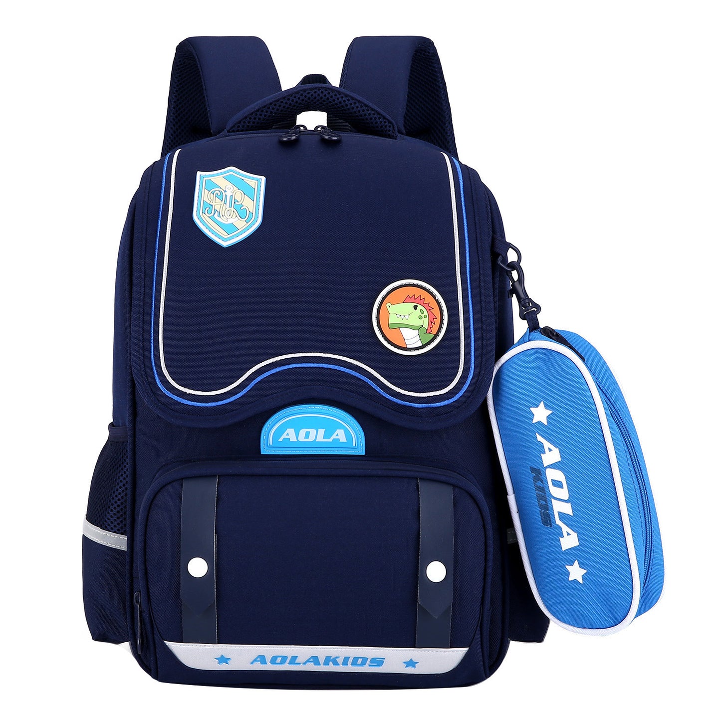 Colorful Primary Grade Spine Protection Lightweight Burden Alleviation Elementary School Students' Schoolbags