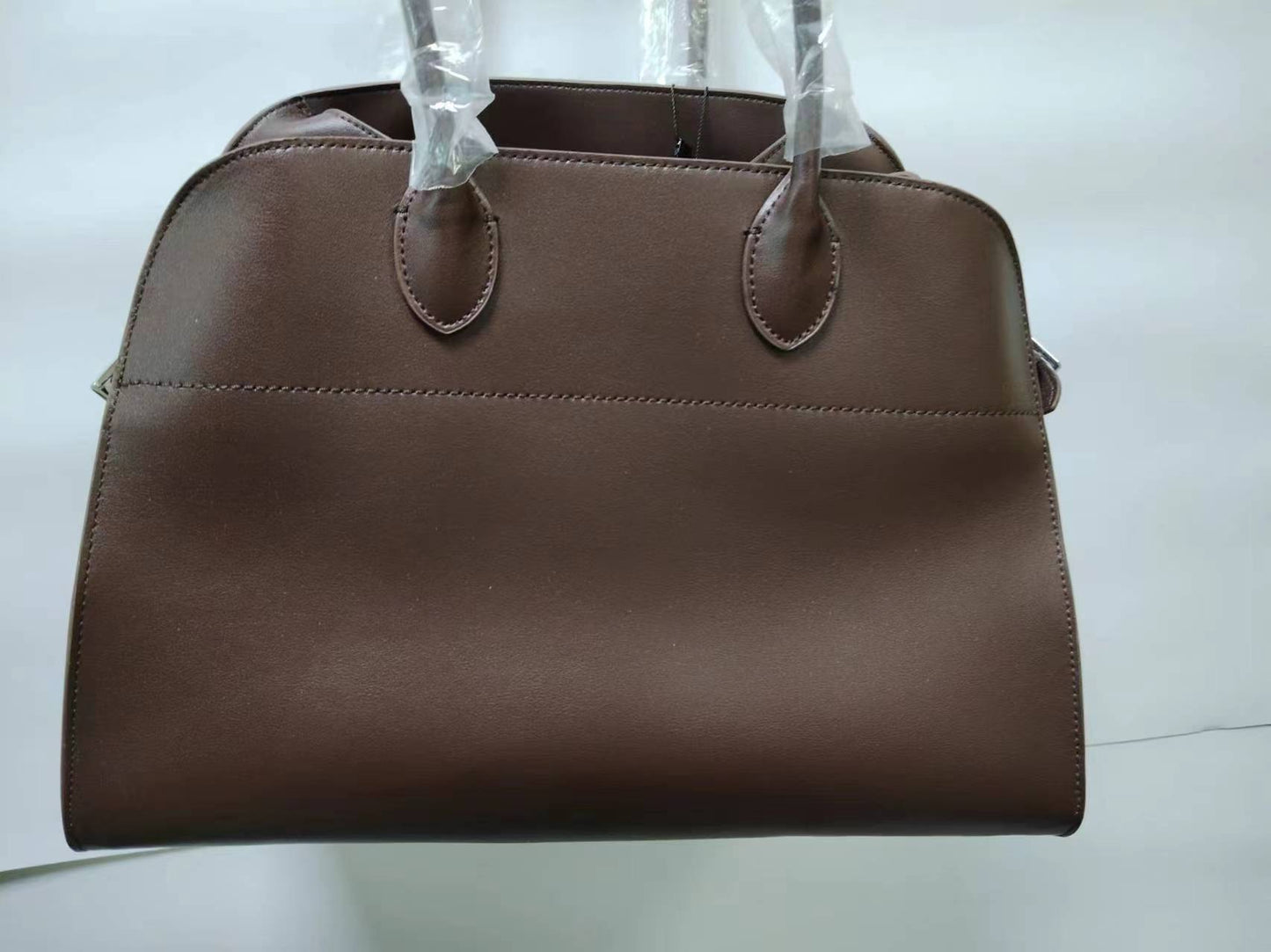 Cowhide Frosted Niche Large Capacity Color Bucket Bags