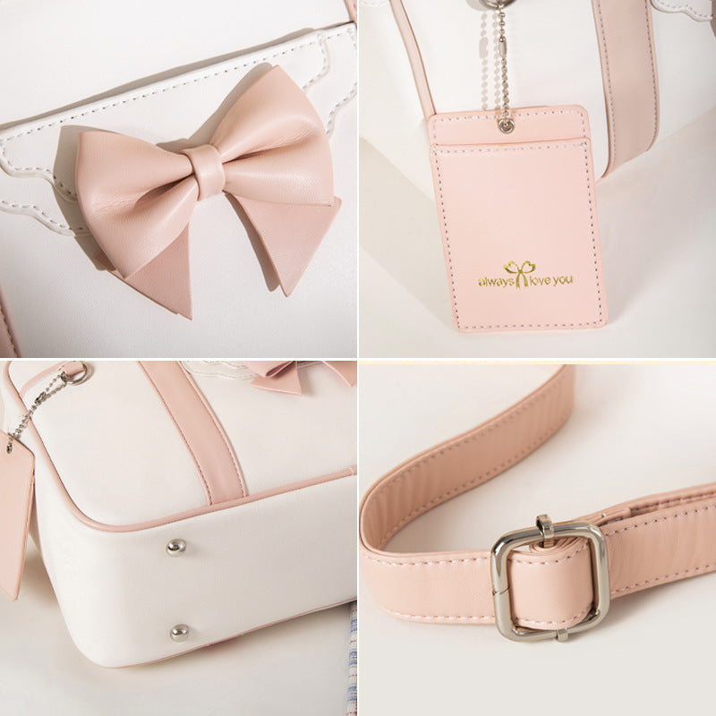 Women's Classic Fashion Sweet Lady Bow Shoulder Bags