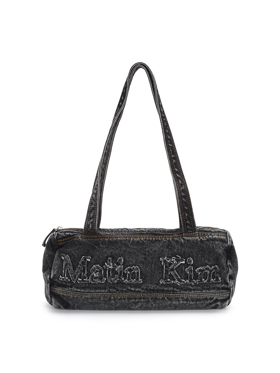 Women's Summer Retro Washed Denim Patch Burr Shoulder Bags