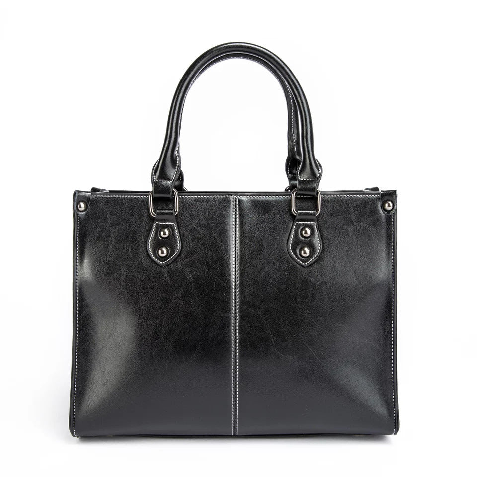 Women's Large Capacity Totes Commuter Business Simplicity Handbags