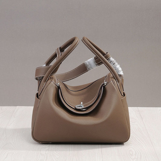 Women's Medicine Box Big Quality First Layer Leather Handbags