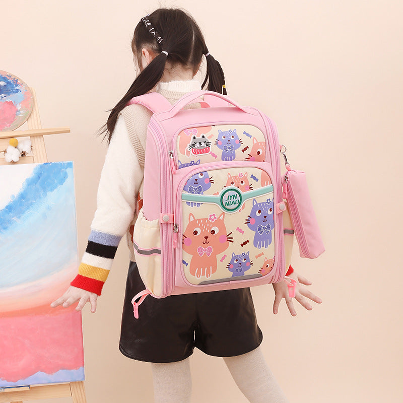 Primary Grade One Two Three To Six Burden Elementary School Students' Schoolbags