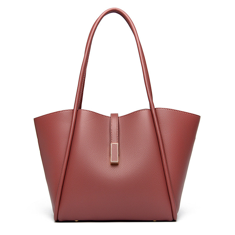 Women's High-grade Simple Large Capacity Totes Trendy Handbags