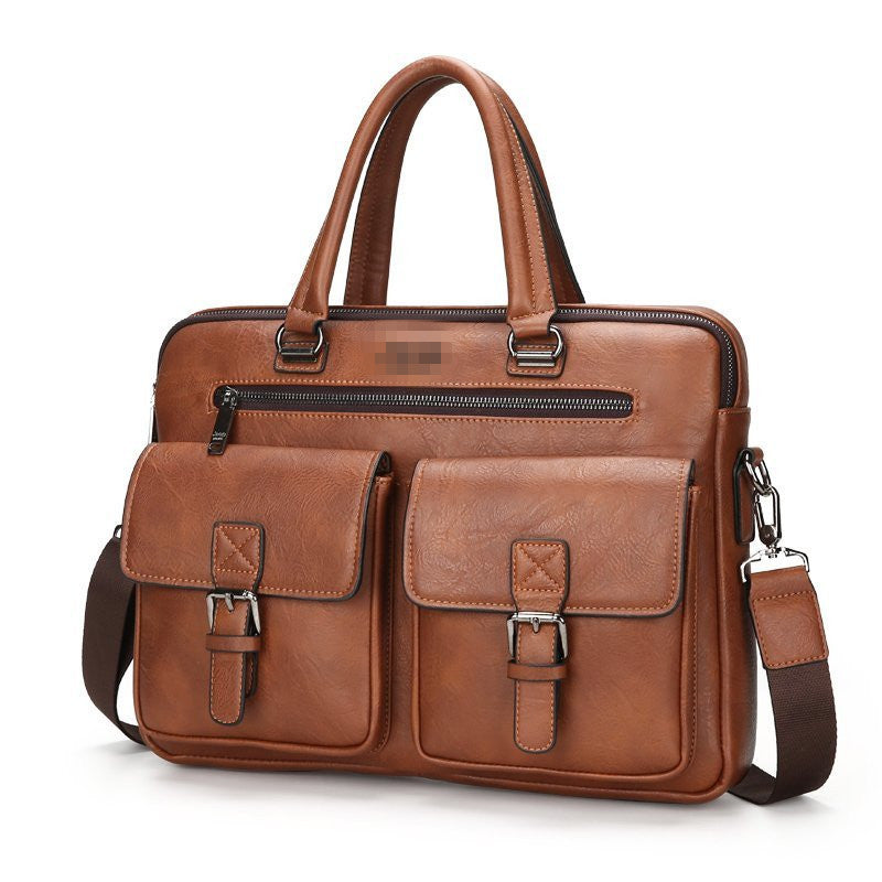 Men's Comfortable Classic Large Fashion Business Men's Shoulder Bags