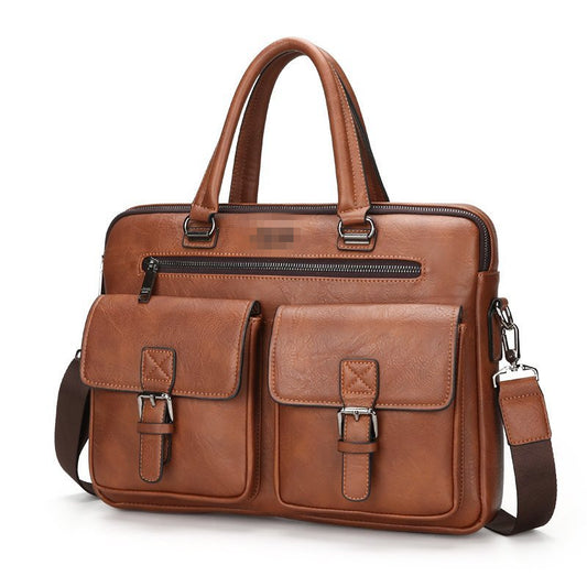 Men's Comfortable Classic Large Fashion Business Men's Shoulder Bags