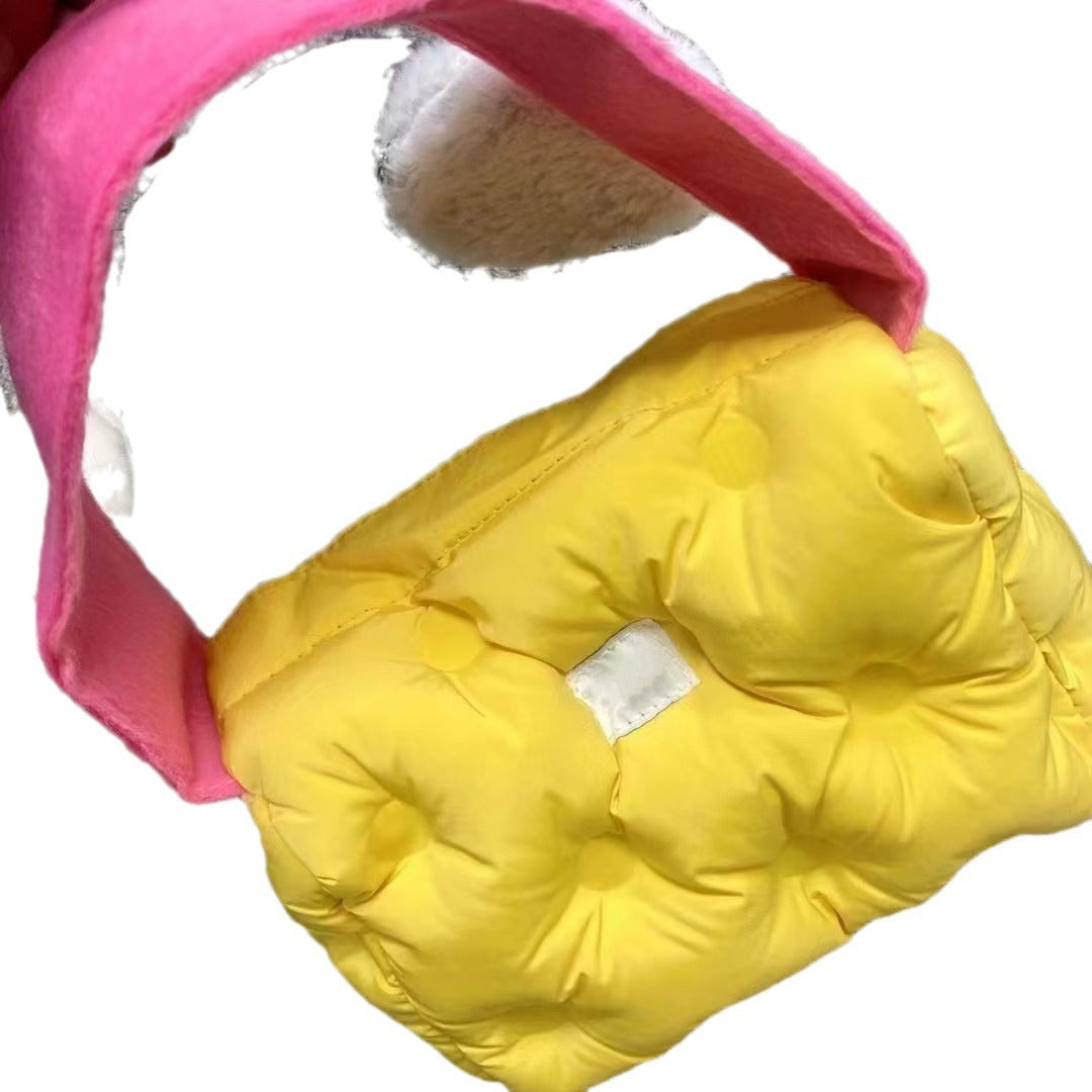 Bun Natural Wake-up Squares Egg Cakes Barley Shoulder Bags