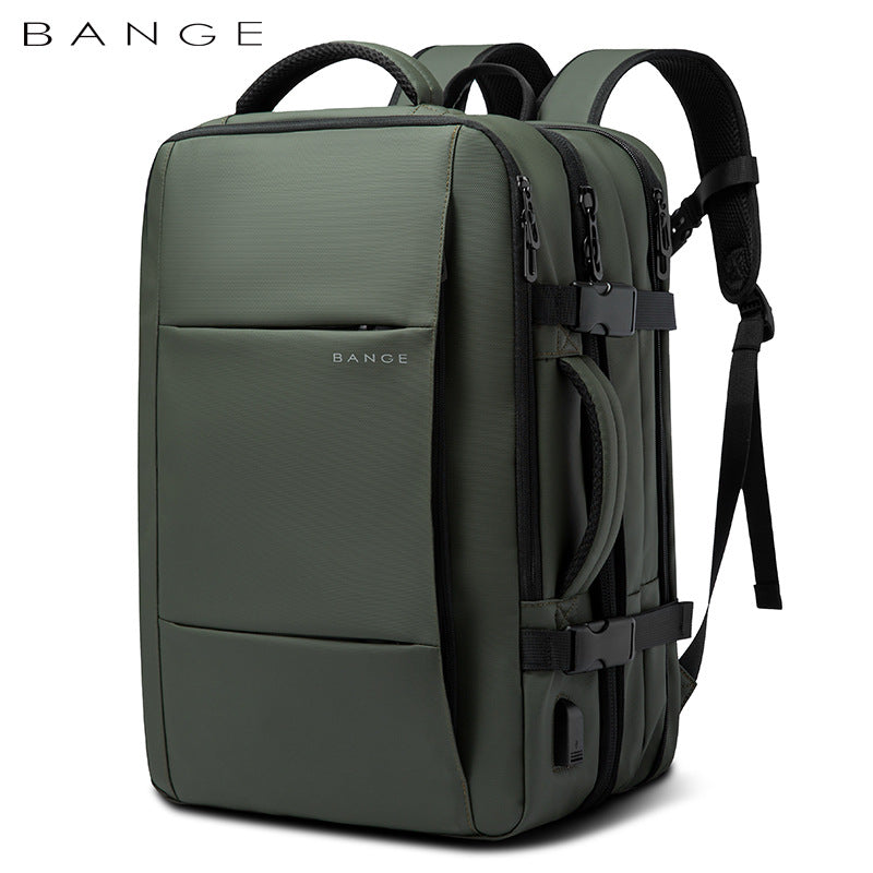 Men's Business Large Capacity Expansion Waterproof Computer Backpacks