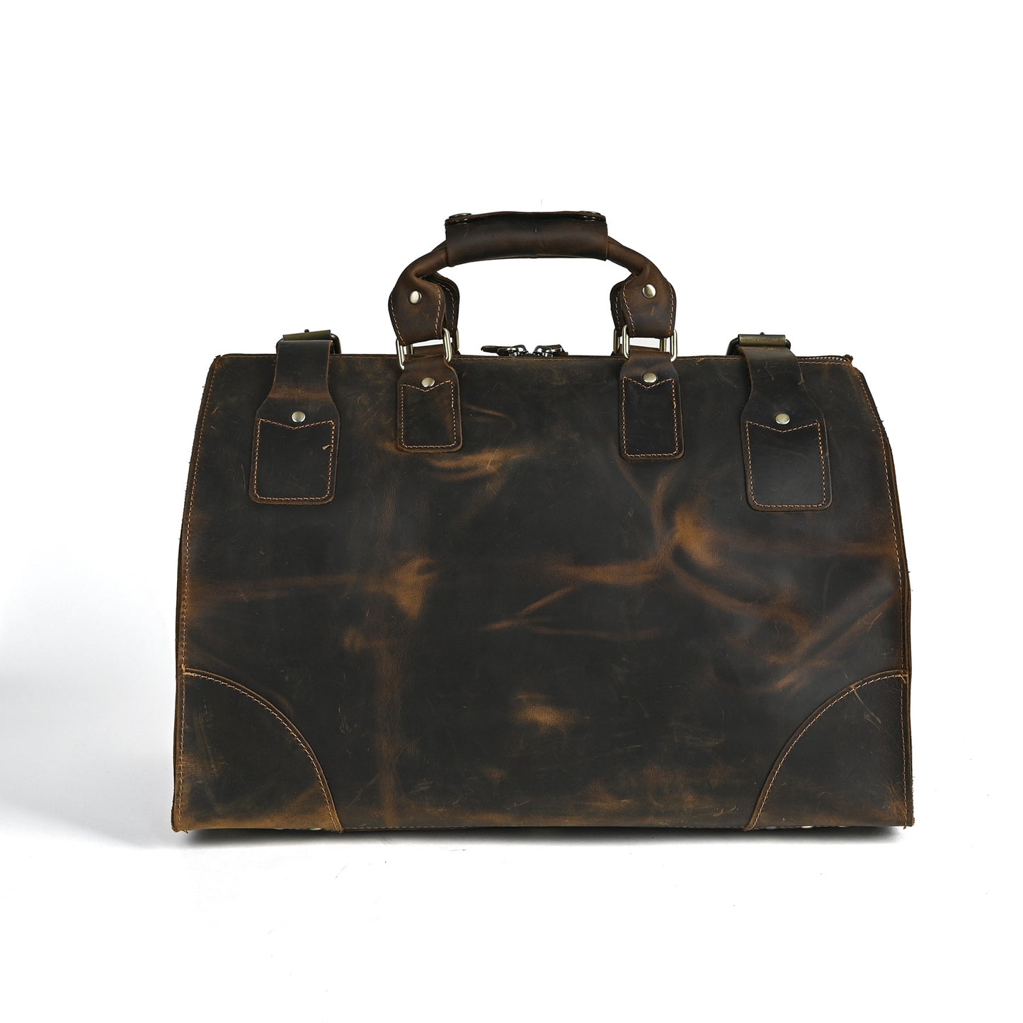 Men's Crazy Horse Skin Cowhide Original Retro Travel Bags