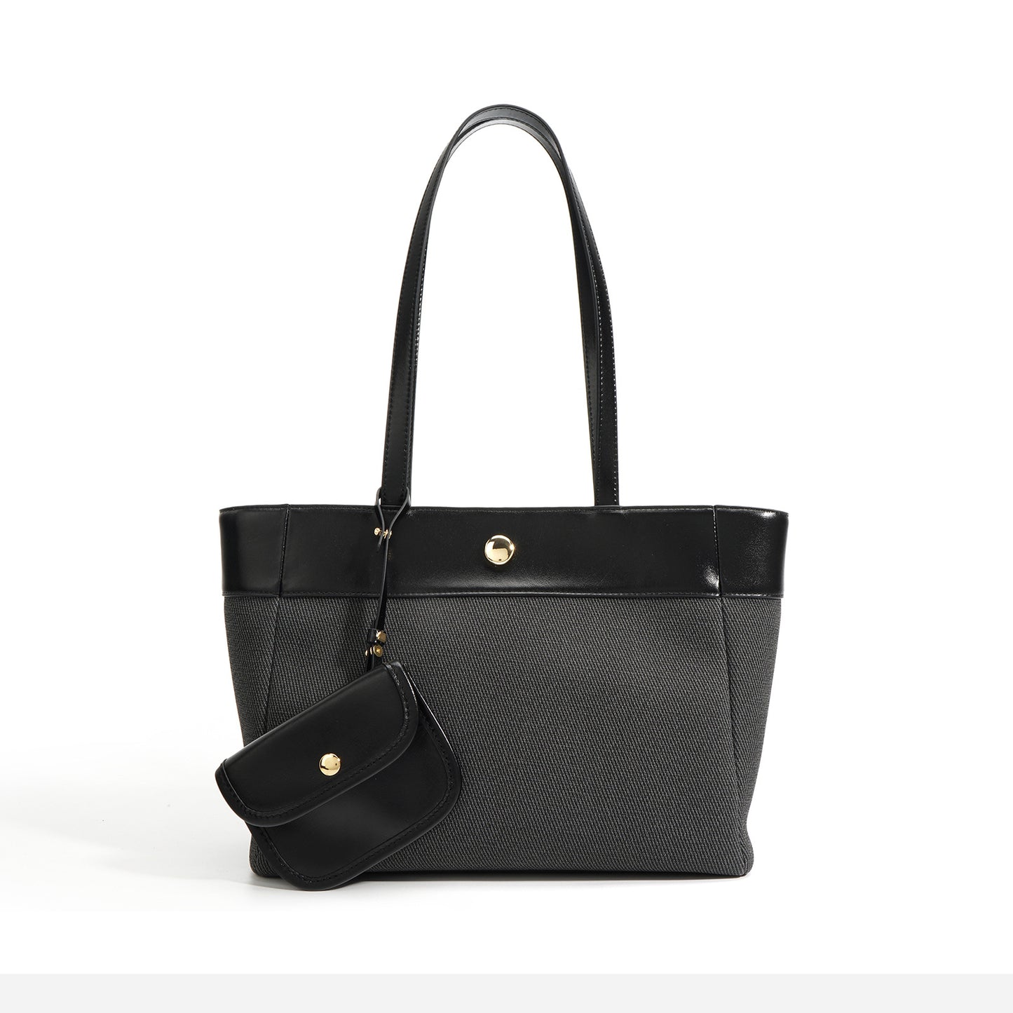 Women's Korean Style Simple Color Matching Large Armpit Bags