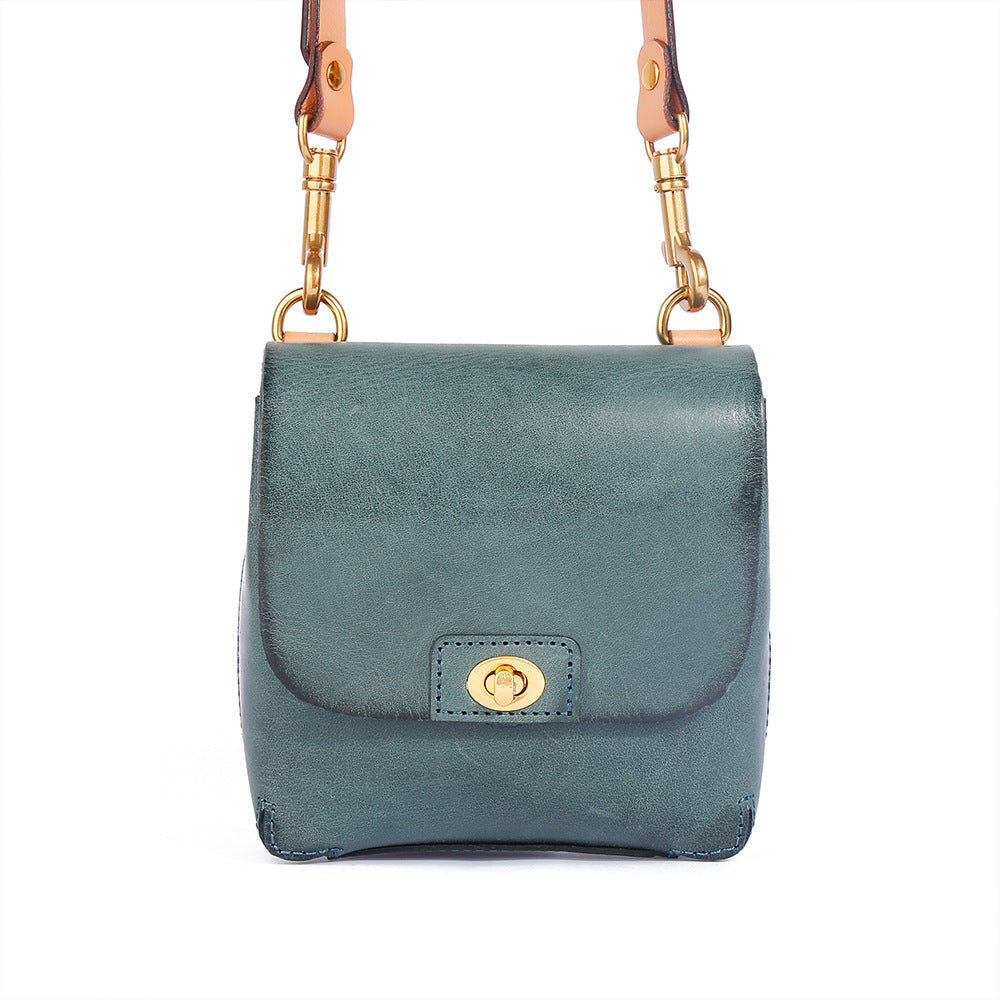 Women's Genuine Leather Retro Stylish Simple Versatile Shoulder Bags