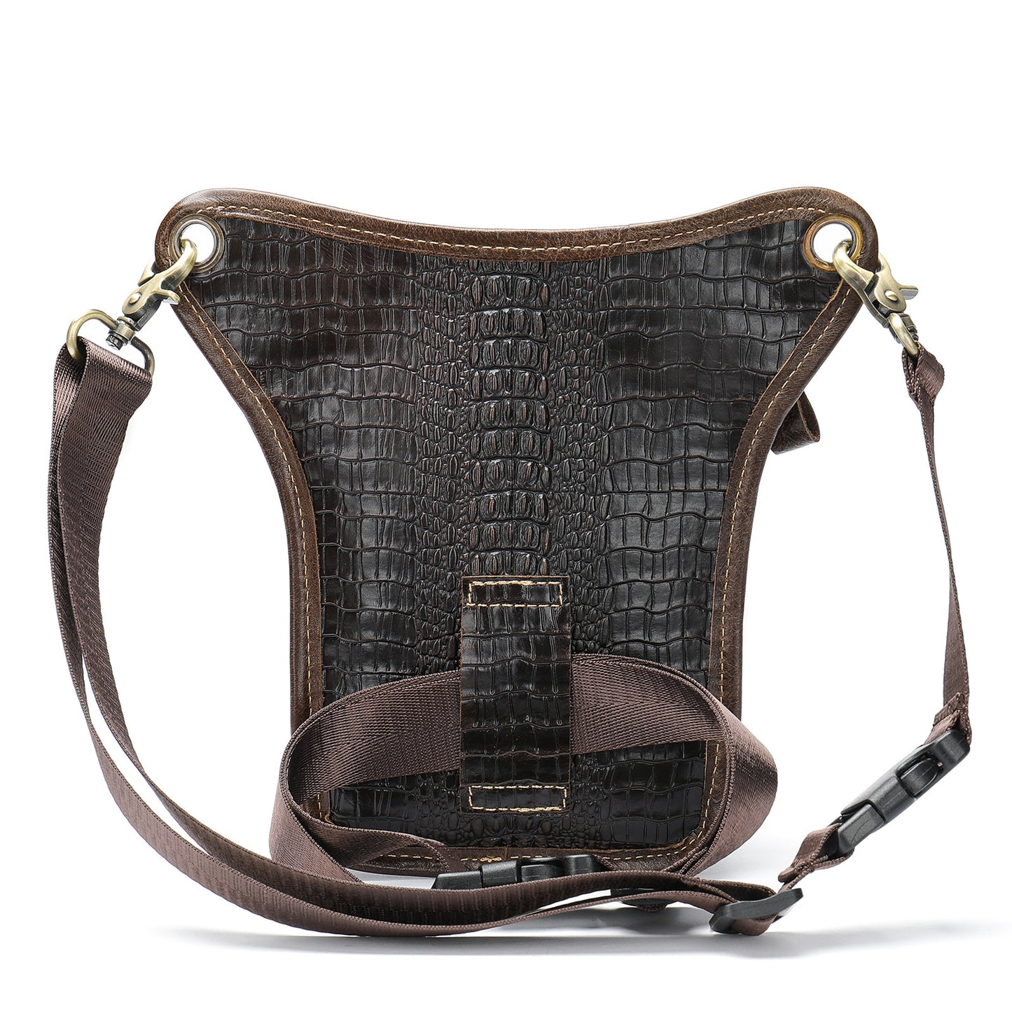 Men's Leather Personalized Riding Pocket Leg Mobile Men's Waist Packs