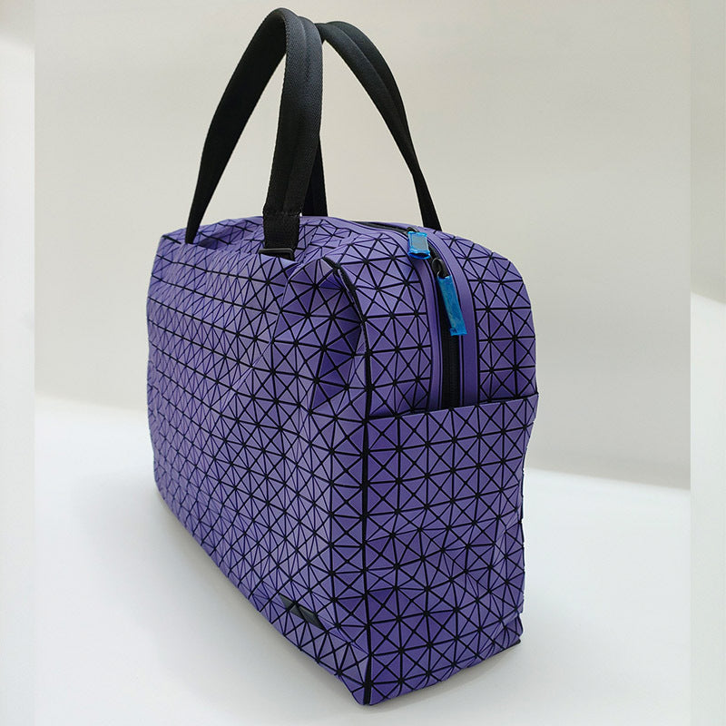 Women's & Men's & Computer Boston Fashion Rhombus Large Travel Bags