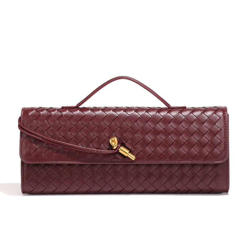 Woven Advanced Feeling Fashion Dinner Clutch Handbags