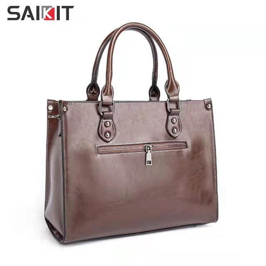 Women's Large Capacity Totes Commuter Business Simplicity Handbags