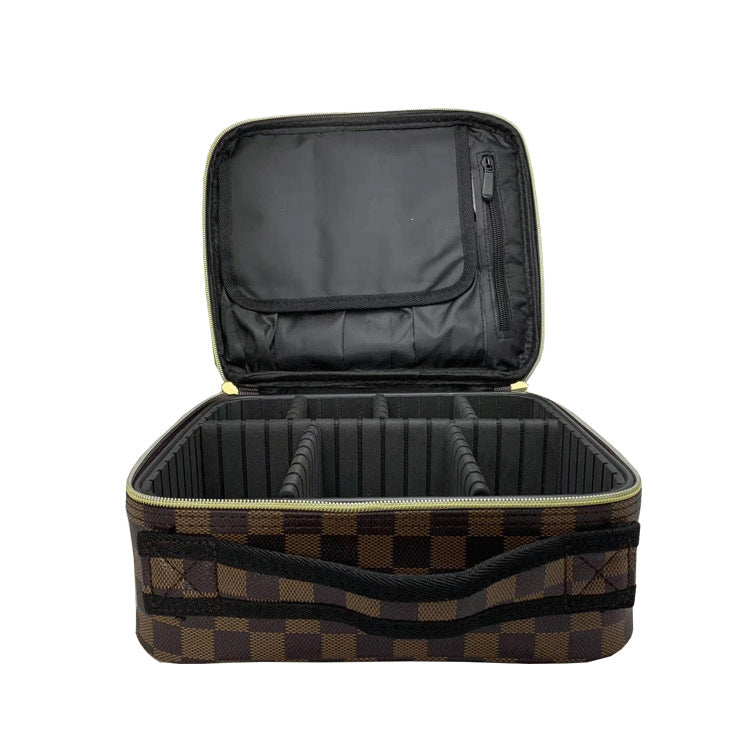 Leather Portable Storage Box Beauty Manicure Cosmetic Cases
