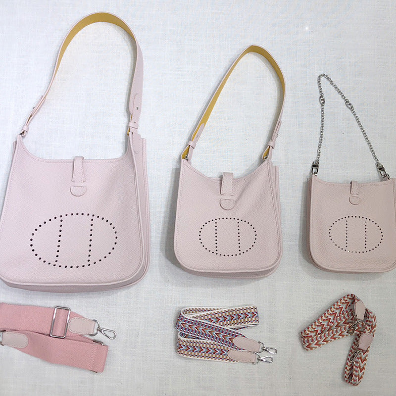Pretty Classy Layer Cowhide Leather Versatile Bags