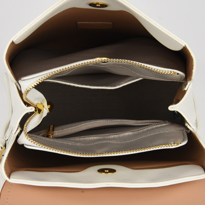 Women's Trendy Sewing Line Popular Cow Nose Backpacks