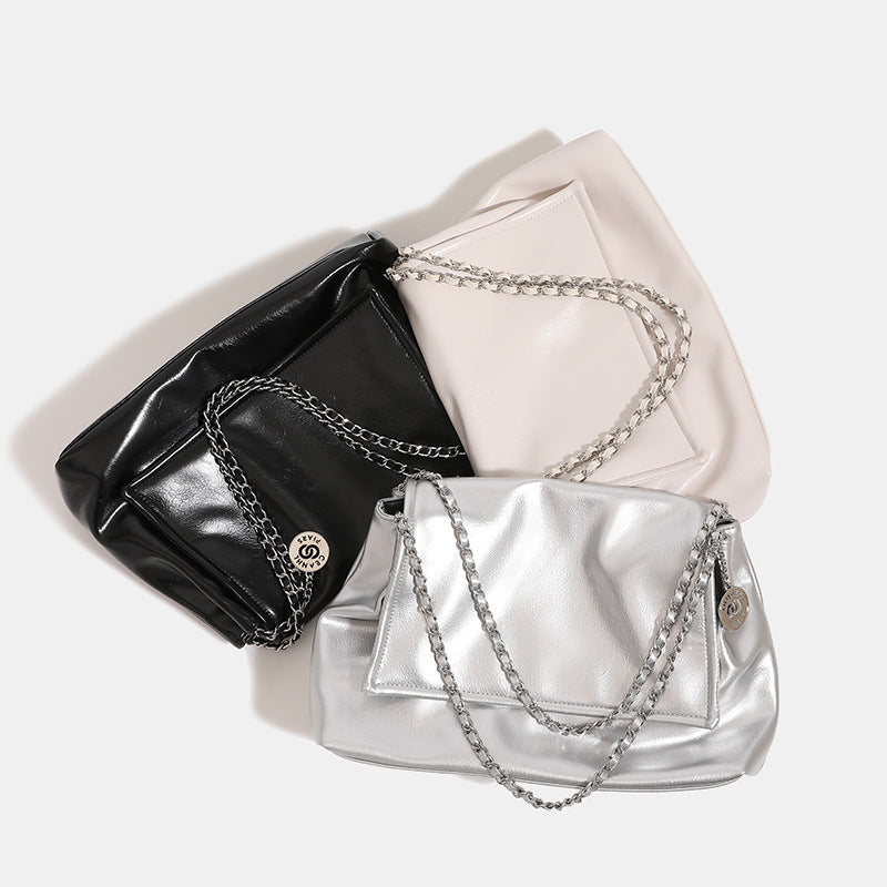 Women's Sier Niche Chain Versatile Large Capacity Bags