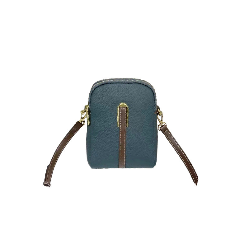 Women's Cowhide Mini Trendy Hand-held Vertical Soft Crossbody Bags