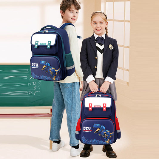 British Style Fashion Support Primary Grade Elementary School Students' Schoolbags