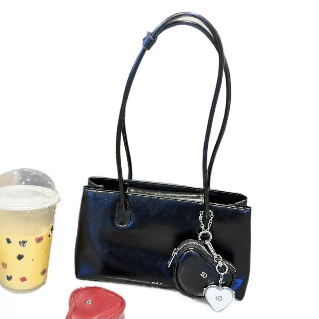Underarm Large Capacity Love Earphone Mother Shoulder Bags