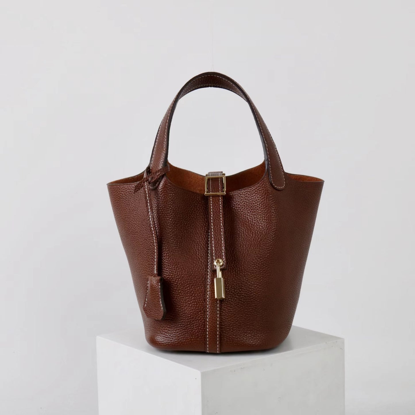 Top Layer Cowhide Home Food Basket Fashion Handbags
