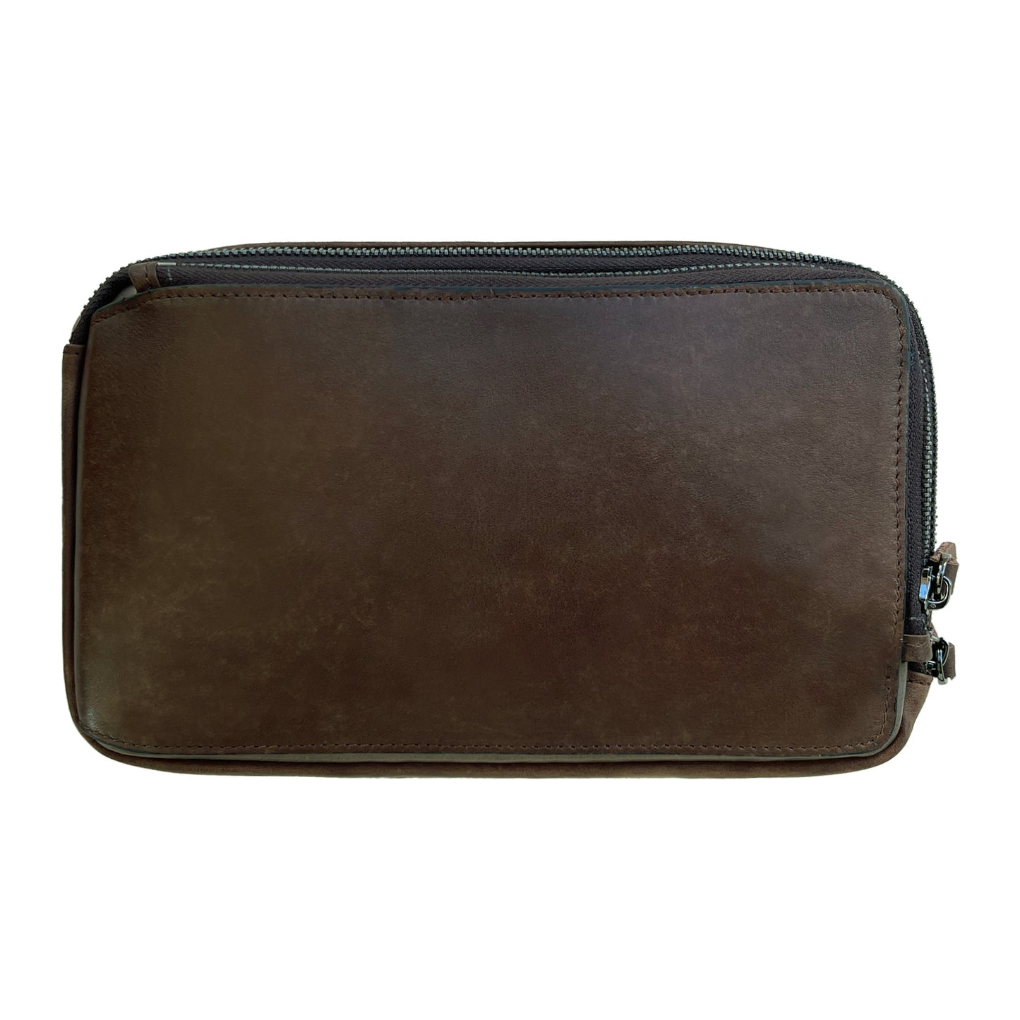 Men's Multifunctional Clutch Cowhide Leather Vintage Crazy Horse Men's Chest Bags