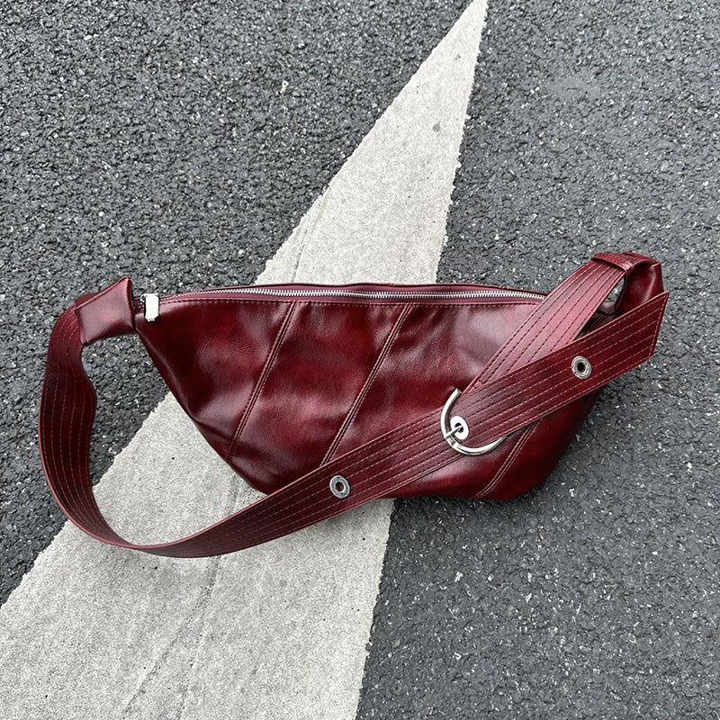 Women's Ge Texture Western Style Large Capacity Dumpling Simple Crossbody Bags