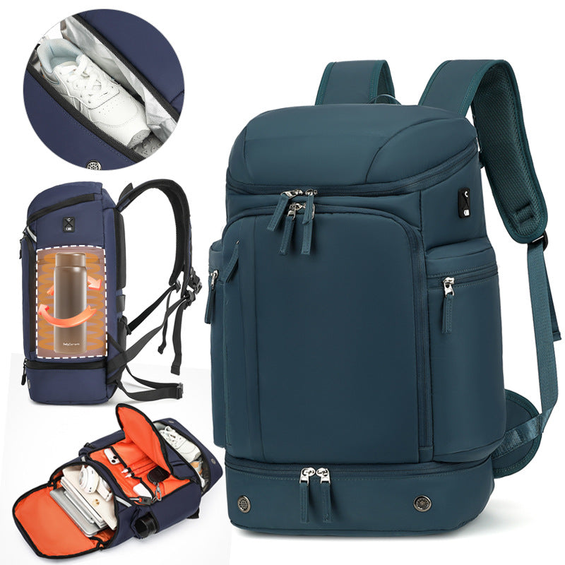 Men's Large Capacity Carpetbag Shoe Warehouse Backpacks