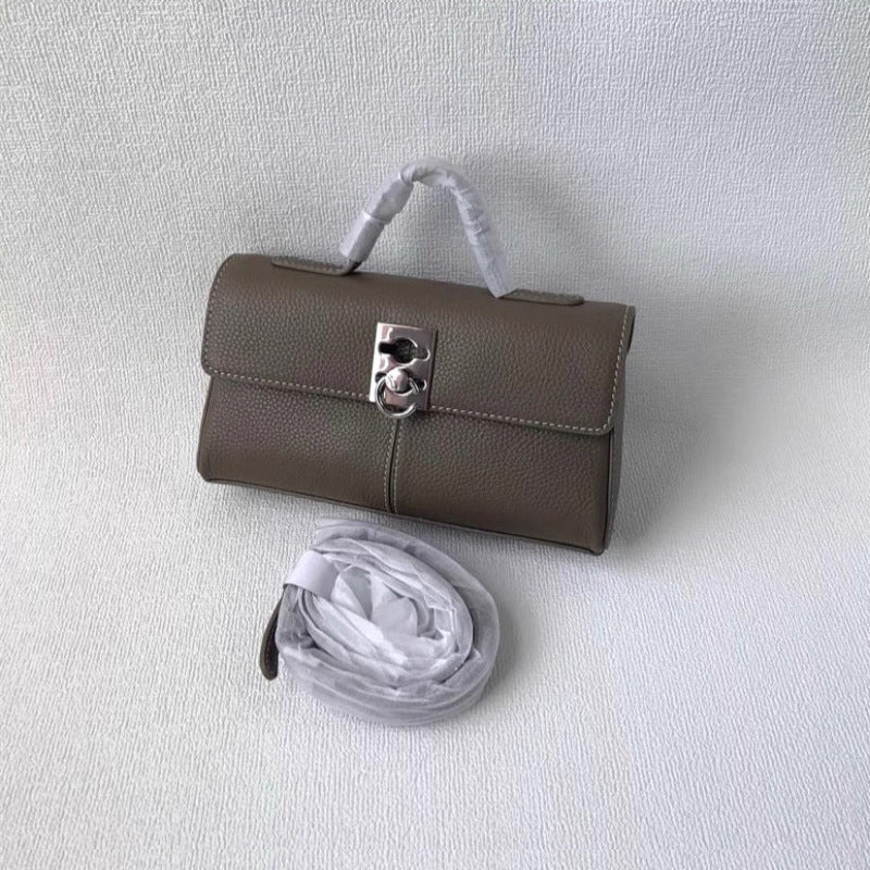 Light Luxury Size Portable Classic Cowhide Shoulder Bags