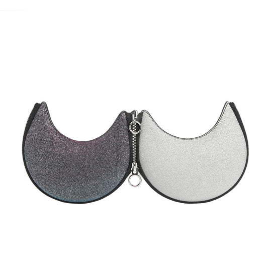 Women's Summer Korean Solid Color Saddle Sequins Handbags