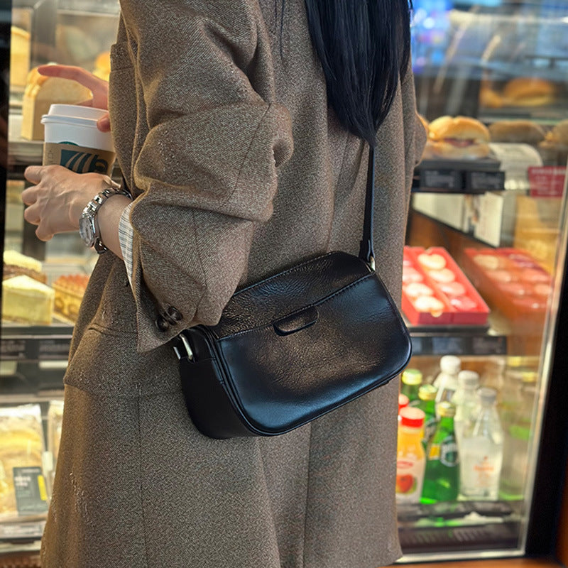 Pure Cowhide Mobile Female Genuine Leather Shoulder Bags