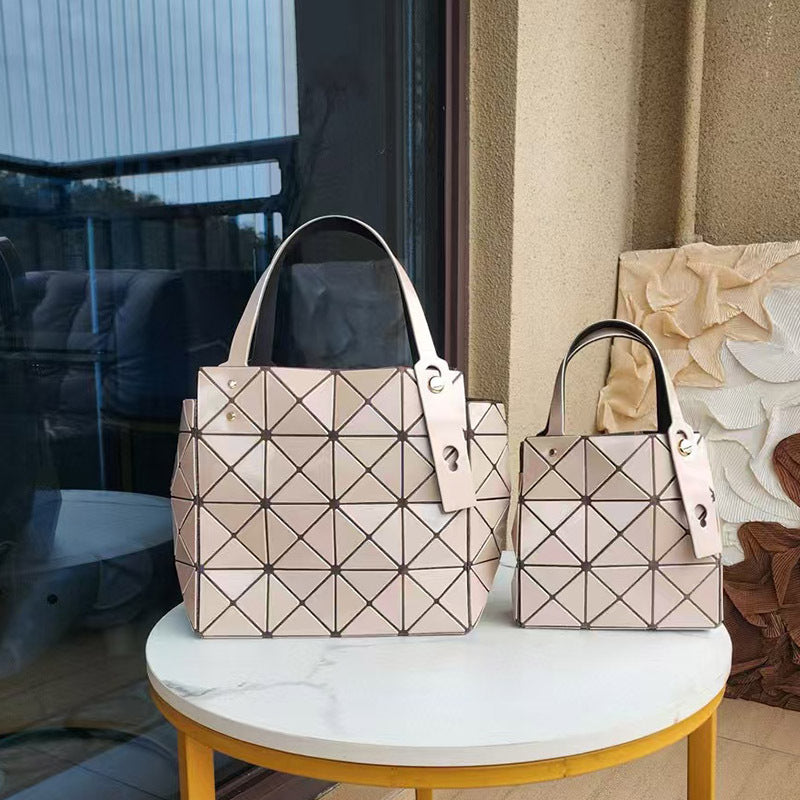 Women's September Diamond Box Fashion Underarm Geometric Handbags