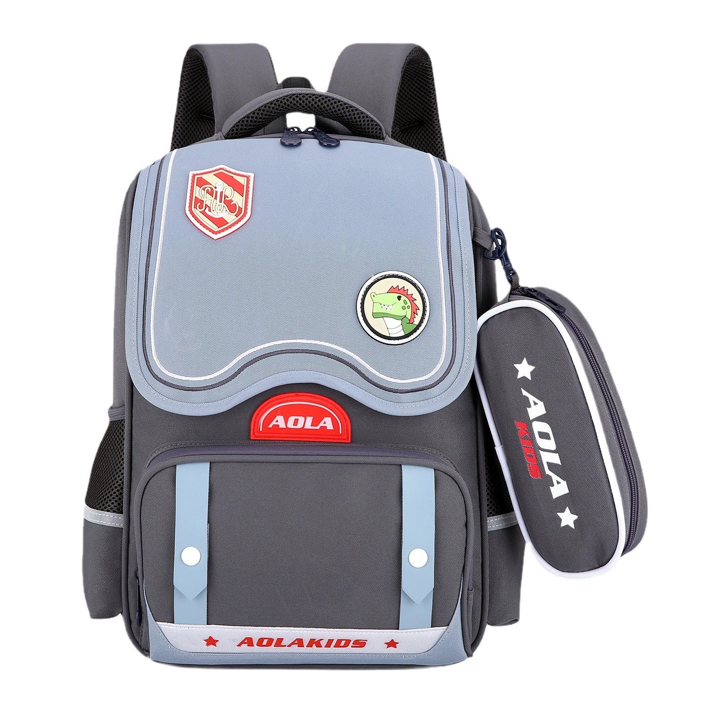 Colorful Primary Grade Spine Protection Lightweight Burden Alleviation Elementary School Students' Schoolbags