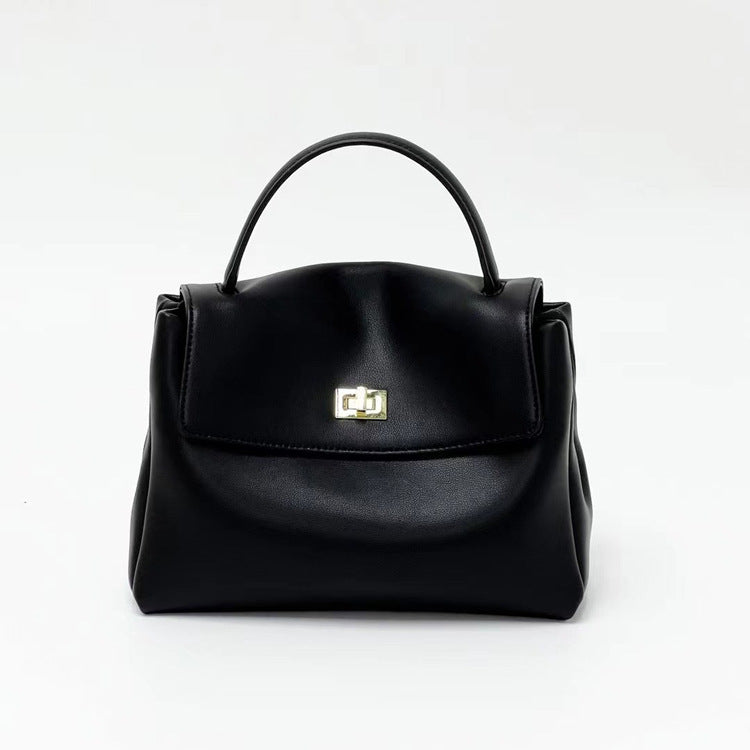 Women's Soft Texture Cowhide Summer Retro Versatile Shoulder Bags