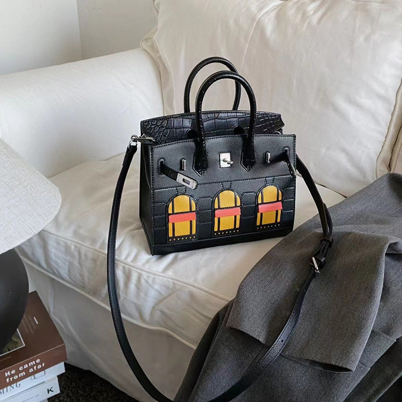 House High-grade Exquisite Genuine Leather Cowhide Shoulder Bags