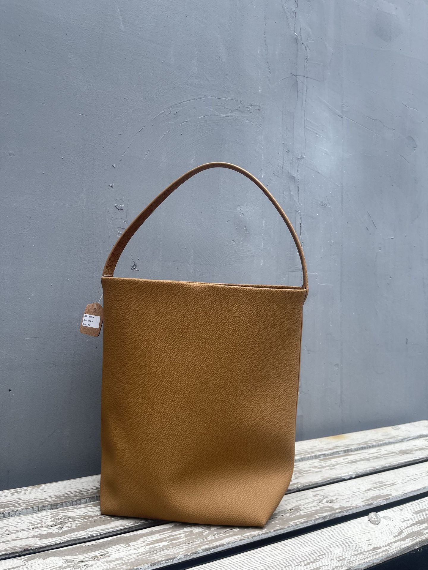 Women's Na Litchi Pattern Leather Large Capacity Shoulder Bags