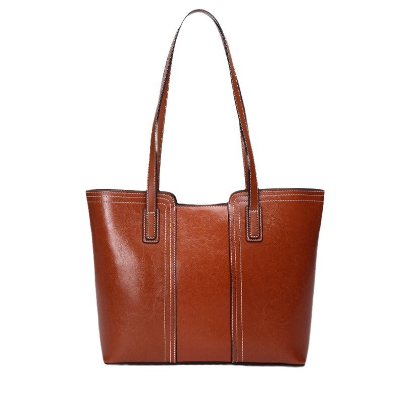 Women's Simple Underarm Light Luxury Large Capacity Shoulder Bags