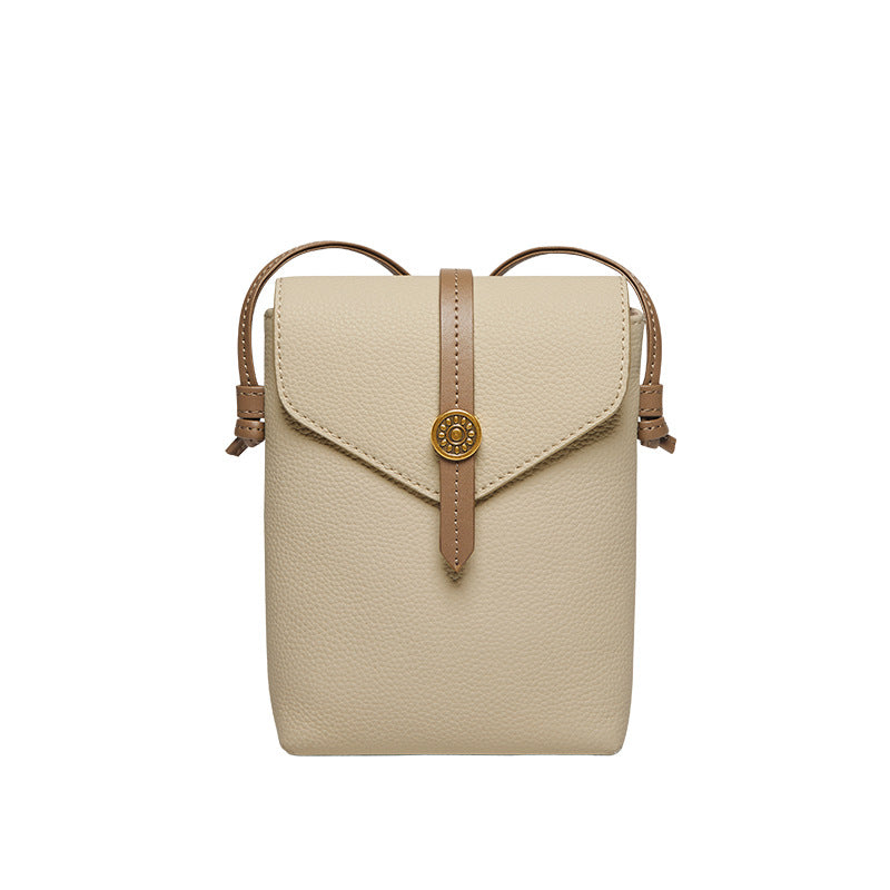 Women's Graceful Leather Mini Clothes Mobile Bags