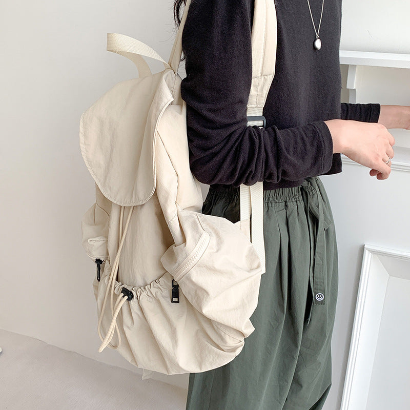 Women's Canvas Simple Daily Practical Large Capacity Backpacks