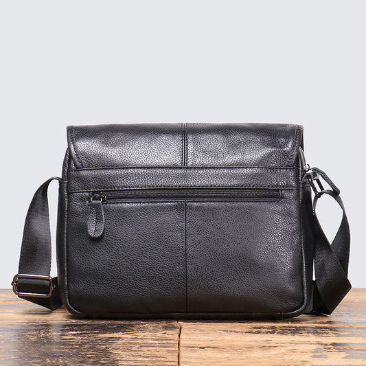 Women's & Men's & Leather First Layer Cowhide Fashion Men's Shoulder Bags
