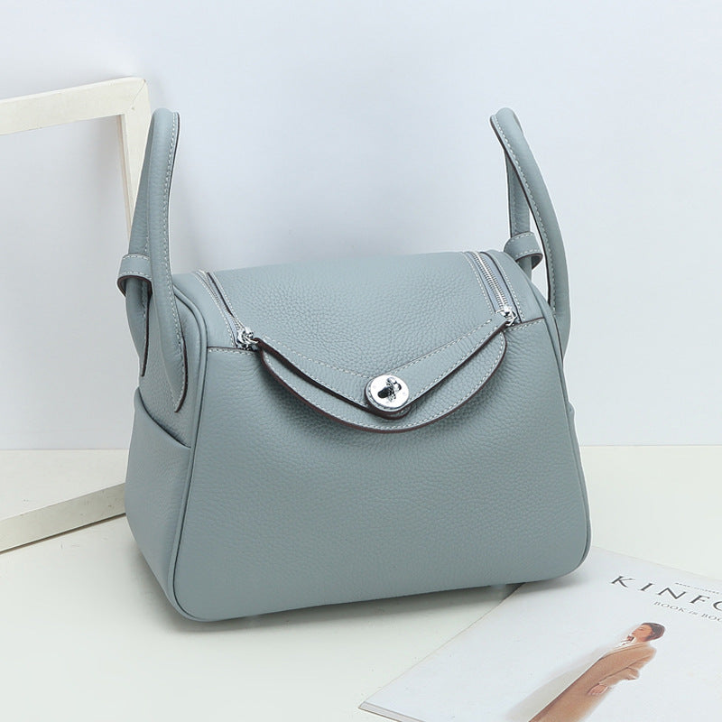 Pillow Fashion Soft Leather Genuine Large Handbags