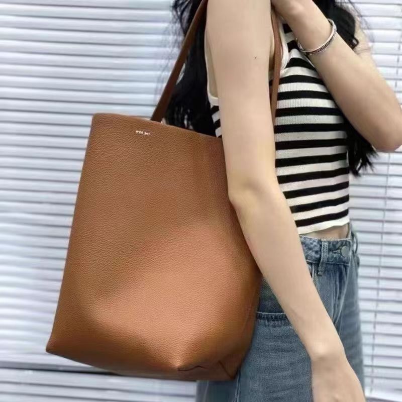 Women's Korean Commuter High-grade Big Soft Leather Shoulder Bags