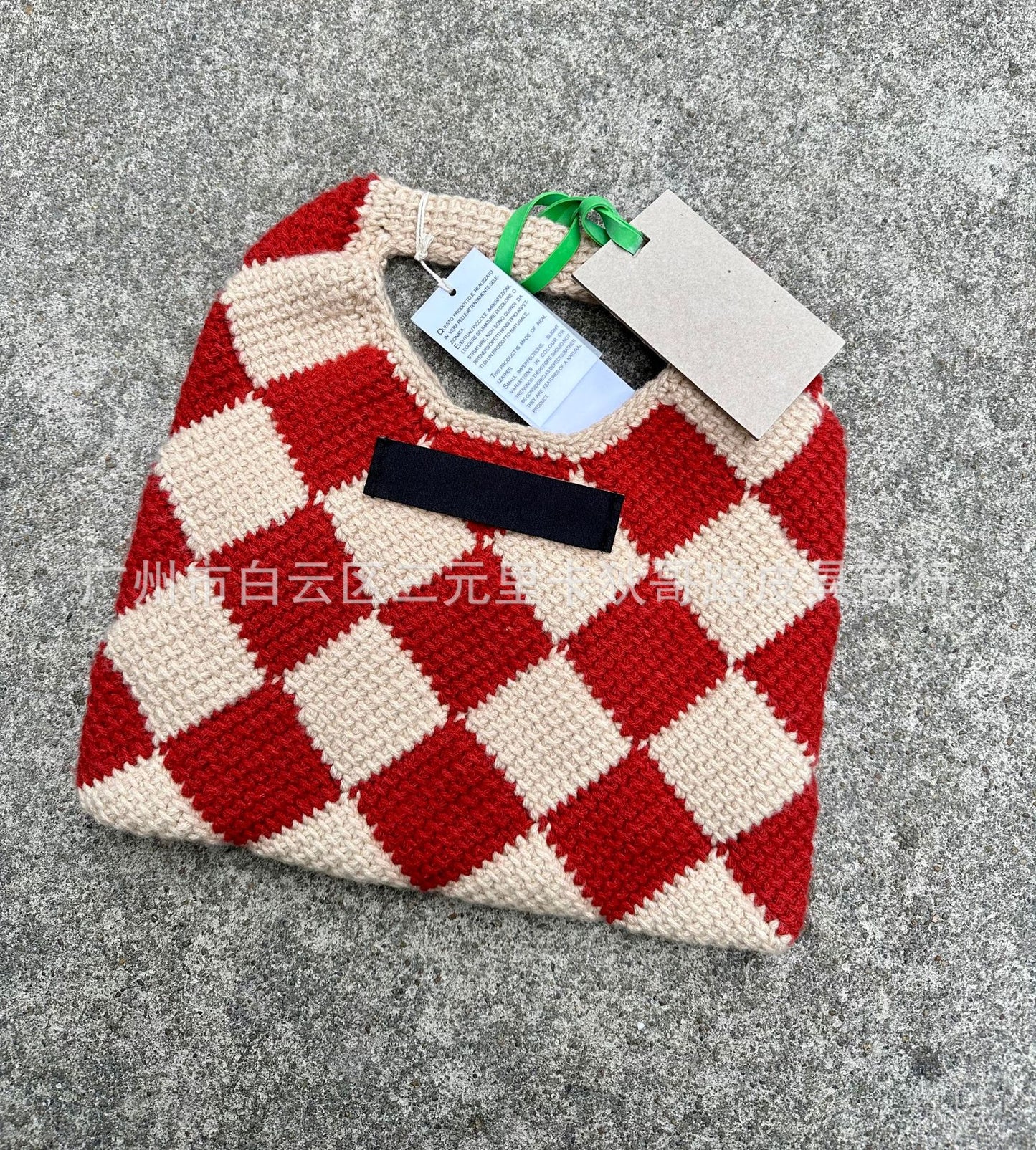 Clutch Hand-woven Color Matching Chessboard Classic Handbags