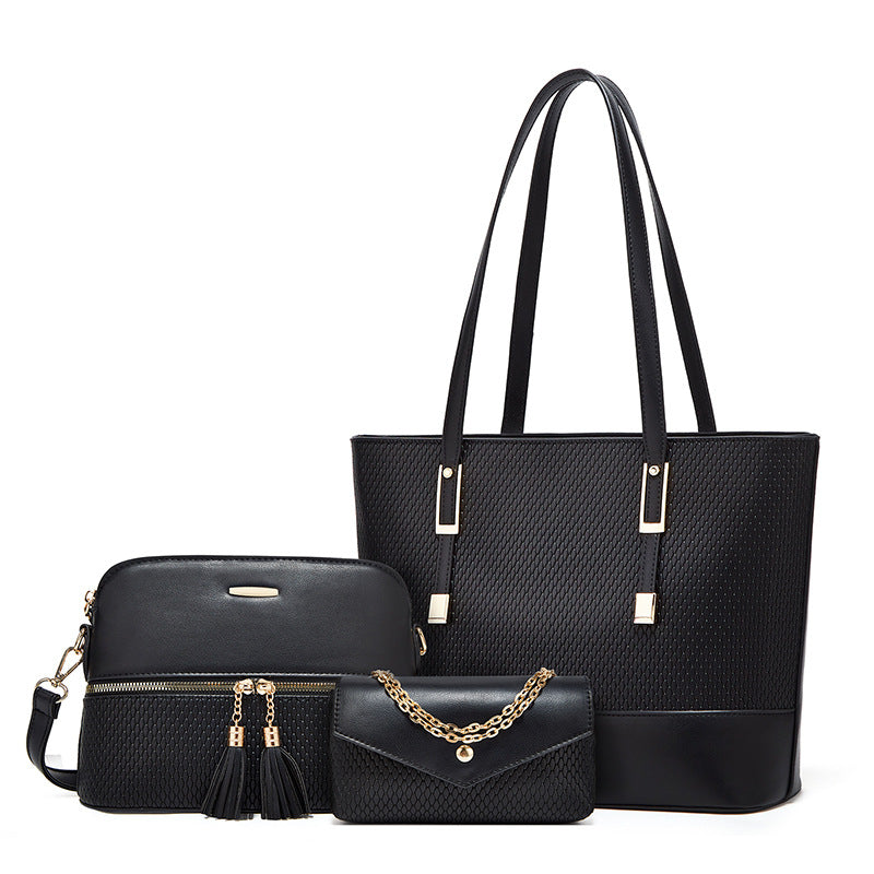 Durable Fashion Large Iron Chain Capacity Shoulder Bags