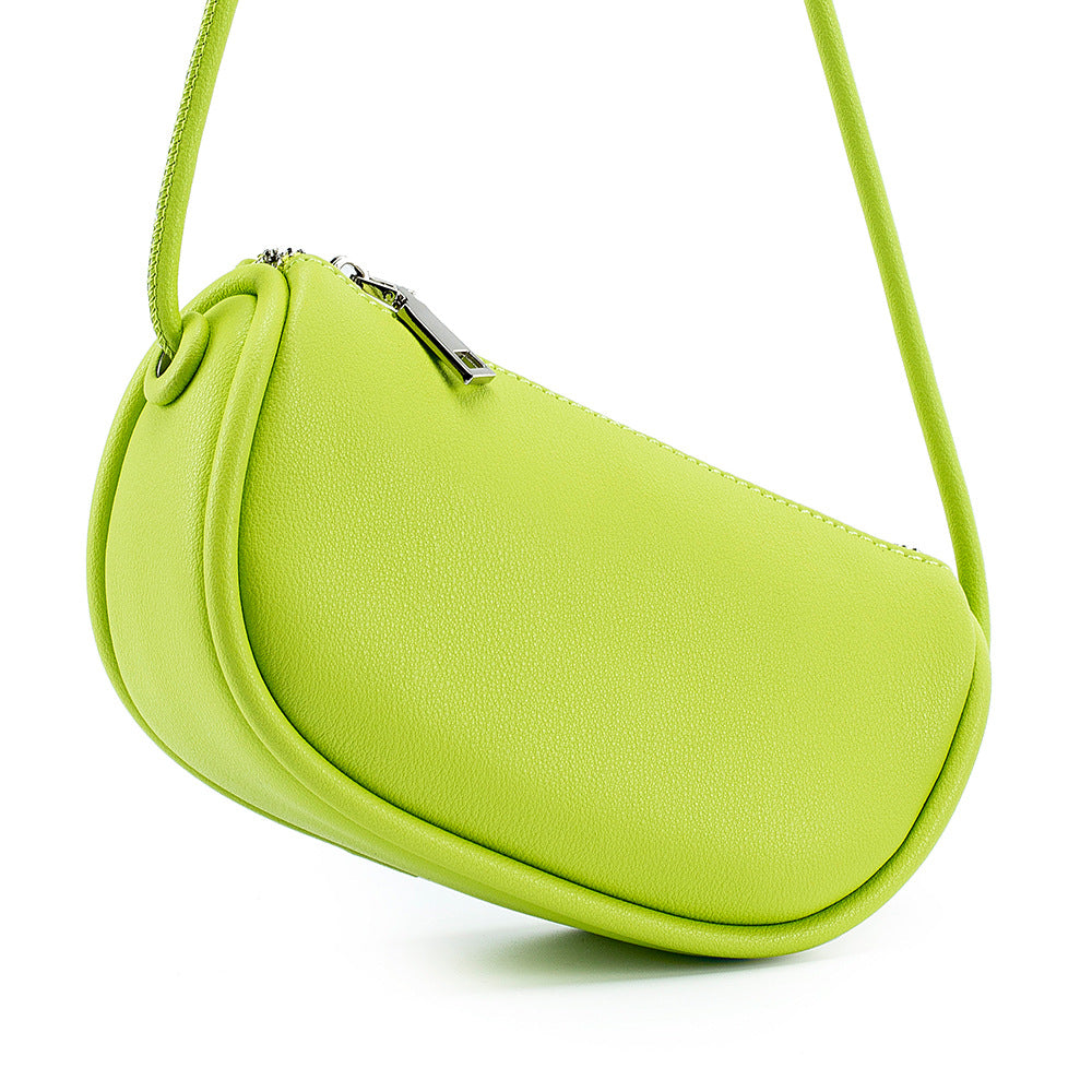 Women's Dumpling Simple Genuine Leather Artistic Retro Crossbody Bags