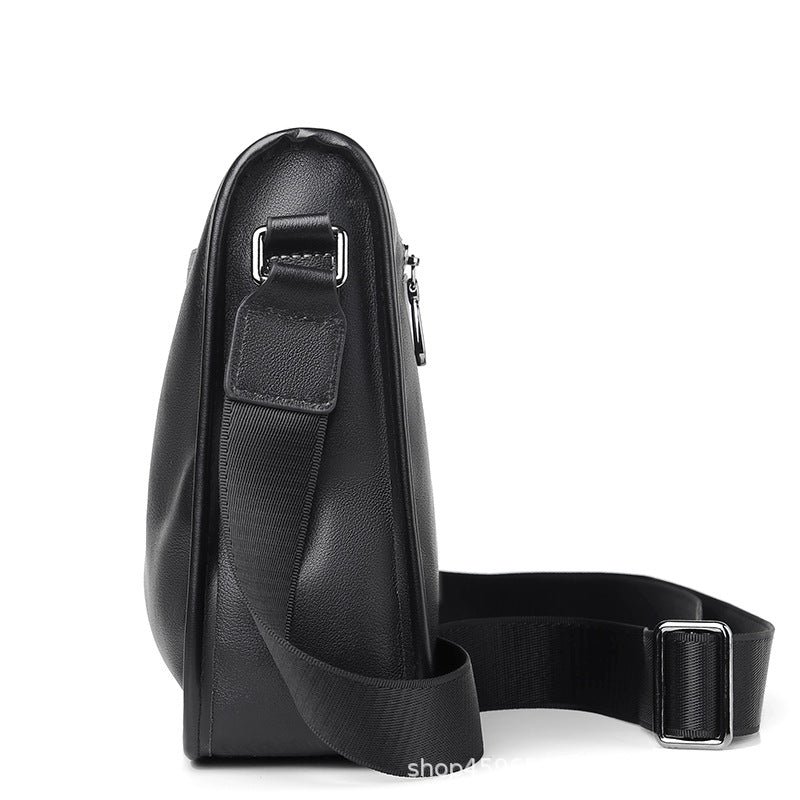 Men's First Layer Cowhide Commuter Fashionable Versatile Men's Messenger Bags