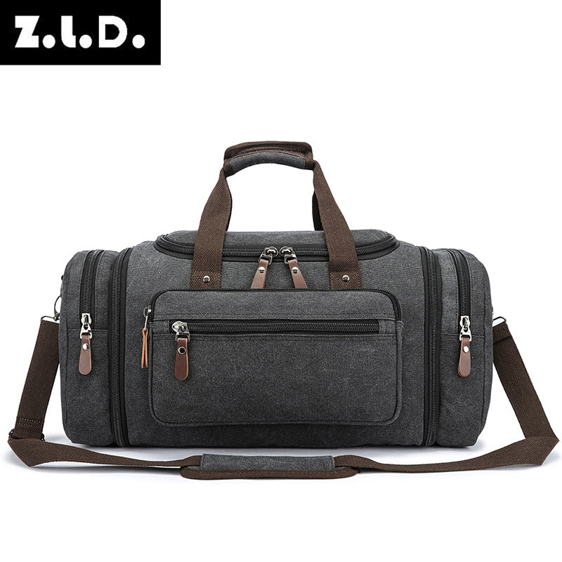 Classic Large Capacity Canvas Traveling Hand-held Travel Bags
